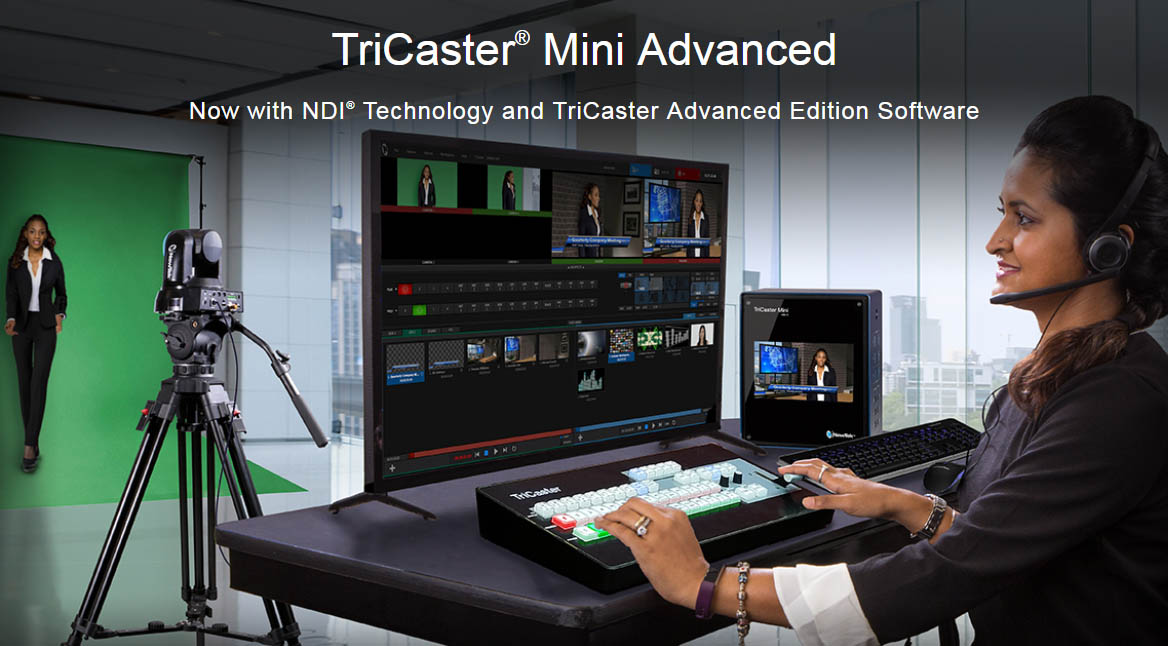 TriCaster Mini Advanced HD-4 sdi Bundle - includes TriCaster Mini